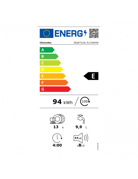 Lave vaisselle encastrable ELECTROLUX EEQ47210L