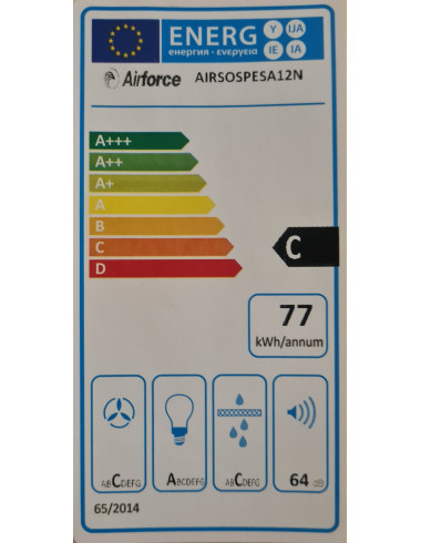 Hotte îlot AIRFORCE SOSPESA