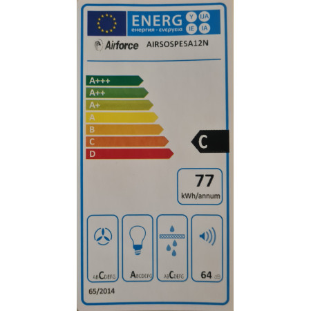 Hotte îlot AIRFORCE SOSPESA