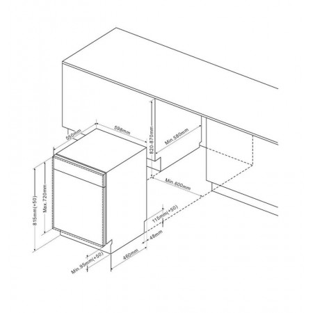 Lave vaisselle encastrable DE DIETRICH DCJ532DQX