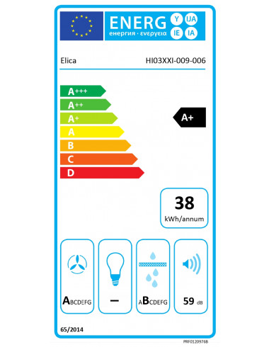 Plaque induction avec hotte intégrée ELICA NIKOLATESLA HP BL/F/83