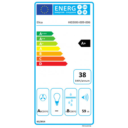Plaque induction avec hotte intégrée ELICA NIKOLATESLA HP BL/F/83