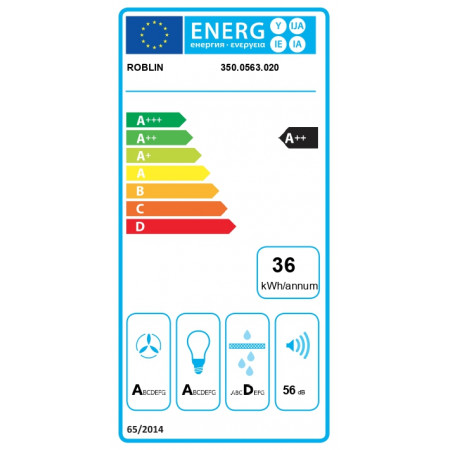 Hotte plafond ROBLIN HIGH CONFIDENCE PLUS 900