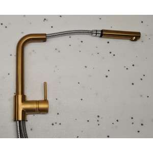 Mitigeur ARGO OURALGOLD bec L avec douchette 2