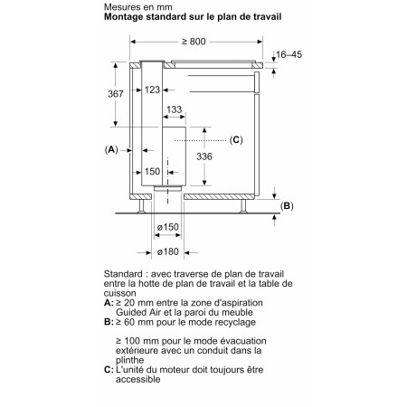 Hotte ascenseur NEFF I88WMM1S7