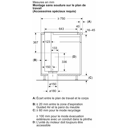Hotte ascenseur NEFF I88WMM1S7