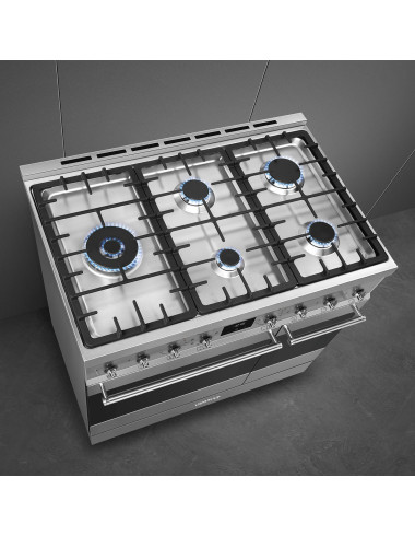 Piano de cuisson SMEG C92GMX2