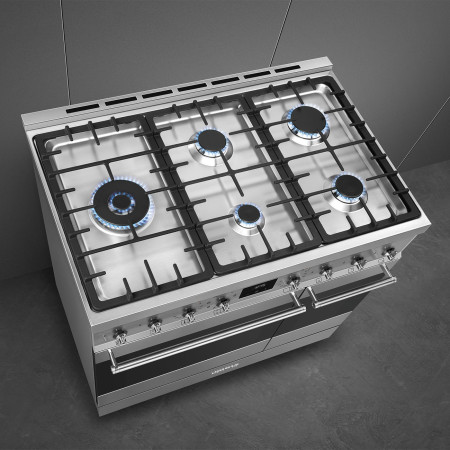 Piano de cuisson SMEG C92GMX2