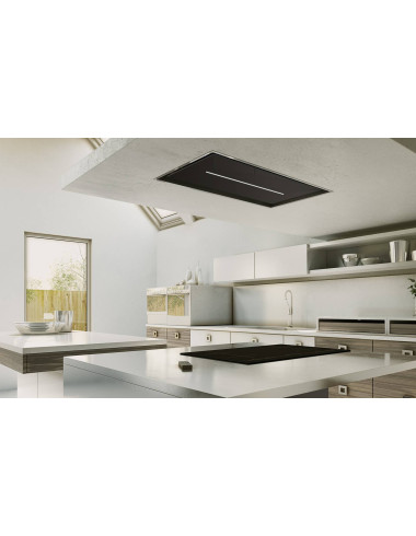 Hotte plafond AIRFORCE SINERGIA EASY UP FLAT NOIRE