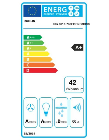 Hotte murale ROBLIN EDEN BOX 900