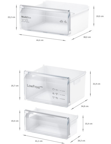 Réfrigérateur congélateur encastrable BOSCH KIV87NSE0