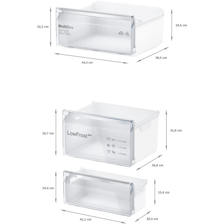Réfrigérateur congélateur encastrable BOSCH KIV87NSE0