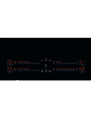 Plaque induction avec hotte intégrée AEG CDE84543CB