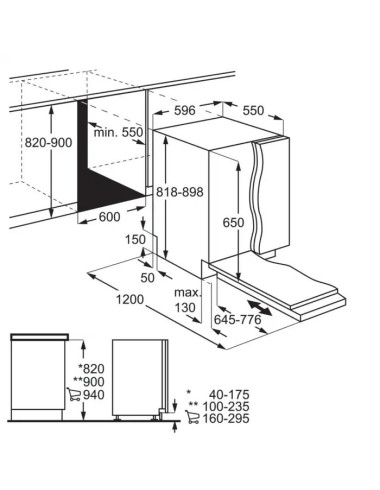Lave vaisselle encastrable AEG FSB53927Z