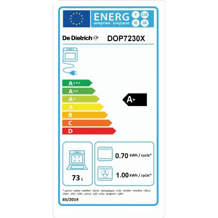 Four encastrable DE DIETRICH DOP7230X
