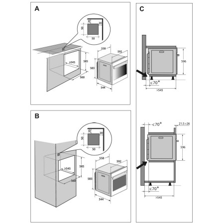 Four encastrable DE DIETRICH DOP7230X