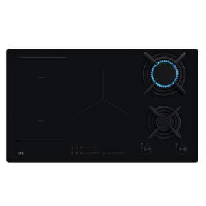 Plaque mixte induction gaz AEG HDB95623NB 2