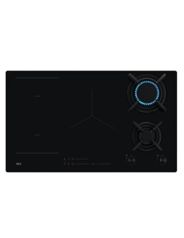 Plaque mixte induction gaz AEG HDB95623NB
