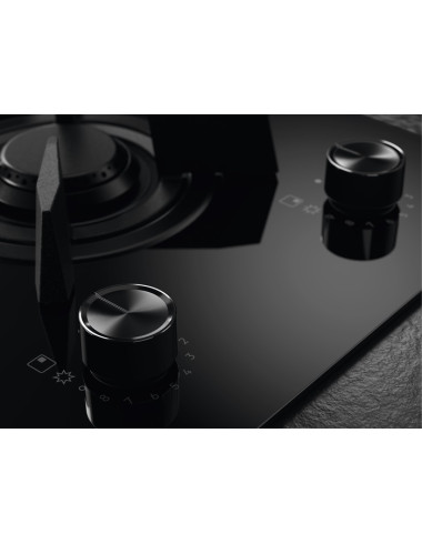 Plaque mixte induction gaz AEG HDB95623NB