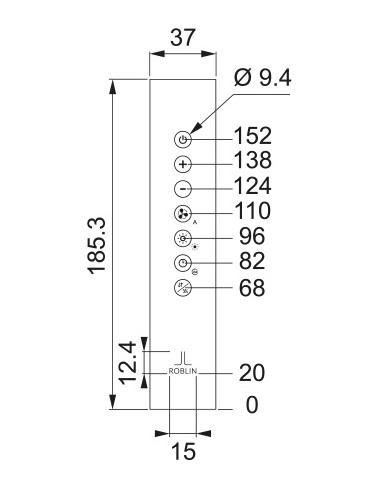 TELECOMMANDE ROBLIN 6843607