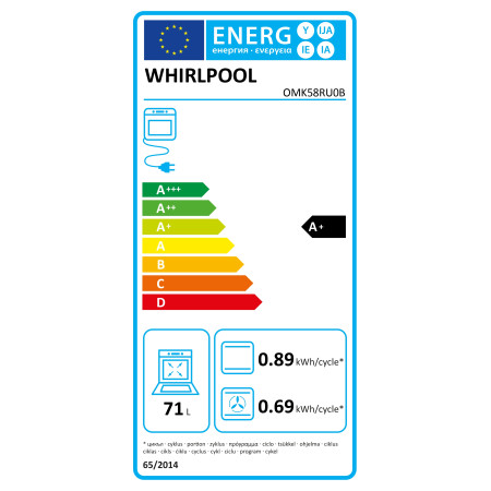 Four encastrable WHIRLPOOL OMK58RU0B