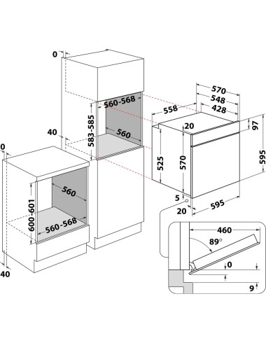 Four encastrable WHIRLPOOL OMK58RU0B