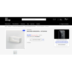 RACCORD HORIZONTAL ELICA 2