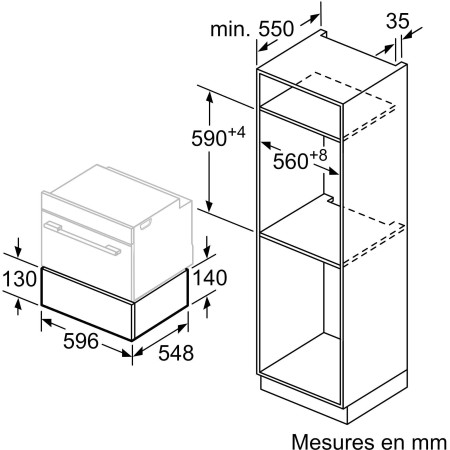 Tiroir chauffant encastrable NEFF N24HA11N1