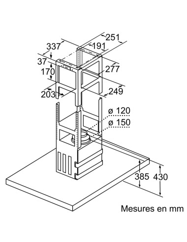 Hotte îlot NEFF I96BMP5N0