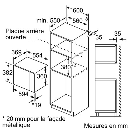 Micro-ondes encastrable NEFF HLAWD53N1F