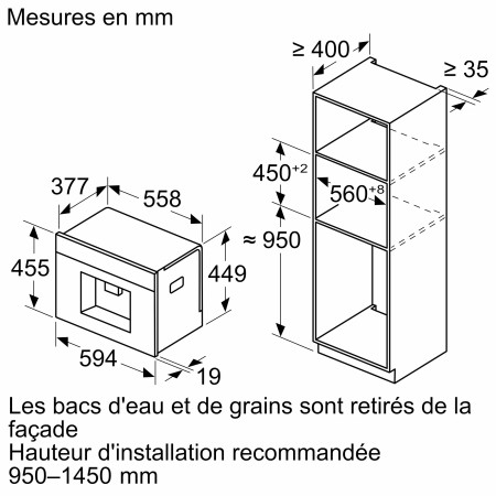 Machine à café encastrable BOSCH CTL7181B0