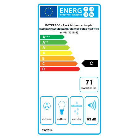 Moteur slim FALMEC MOTEP850