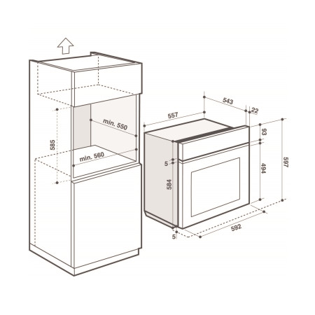 Four encastrable DE DIETRICH DOP4756H