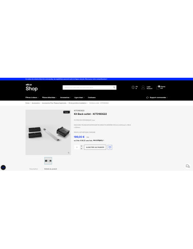 Kit installation recyclage ELICA NIKOLATESLA vide sanitaire KIT0180522