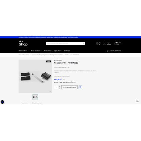 Kit installation recyclage ELICA NIKOLATESLA vide sanitaire KIT0180522