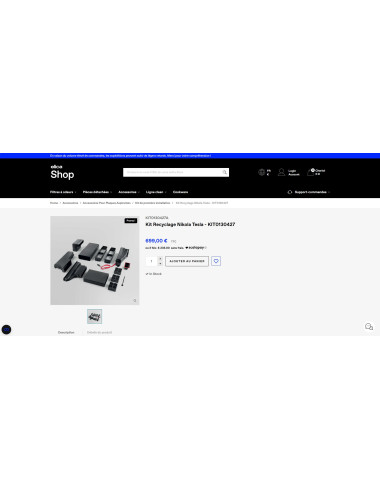 Kit installation recyclage ELICA NIKOLATESLA KIT0130427