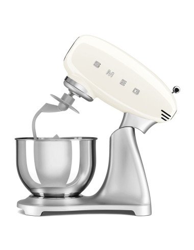 Robot pâtissier sur socle inox RETRO Années 50 SMEG SMF04