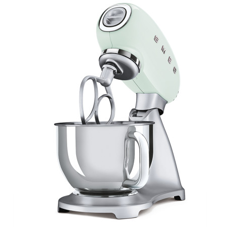 Robot pâtissier sur socle inox RETRO Années 50 SMEG SMF02