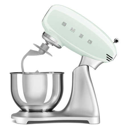 Robot pâtissier sur socle inox RETRO Années 50 SMEG SMF02