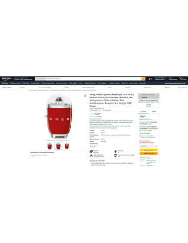 Presse-agrumes RETRO Années 50 CJF11