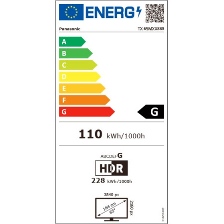 TV LED UHD 4K - 65 pouces (164cm) PANASONIC TX-65MXX889