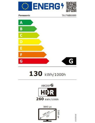 TV LED UHD 4K - 75 pouces (190cm) PANASONIC TX-75MXX889