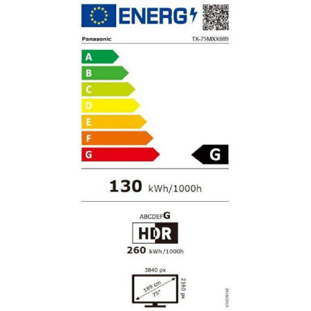 TV LED UHD 4K - 75 pouces (189cm) PANASONIC TX-75MXX889