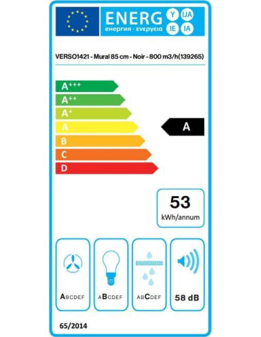 Hotte inclinée FALMEC VERSO1421
