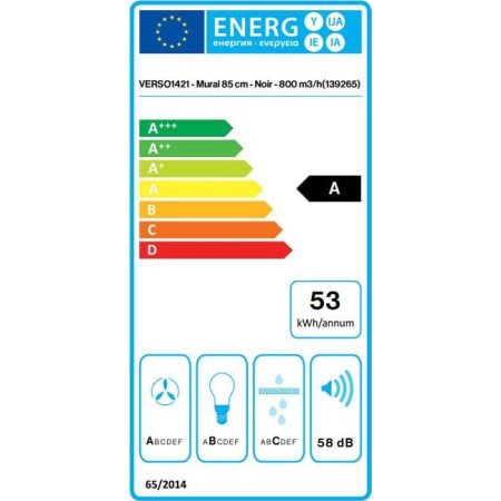 Hotte inclinée FALMEC VERSO1421