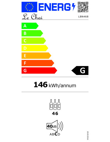 Cave à vin encastrable LE CHAI LBN468