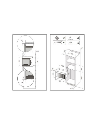 Micro-ondes encastrable DE DIETRICH DME4320B