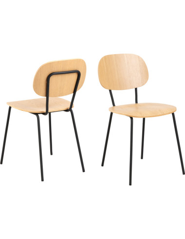 Lot de 2 chaises ACTONA AMIRA