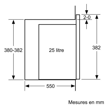 Four micro-ondes encastrable SIEMENS BE555LMB1
