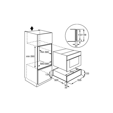 Tiroir chauffant encastrable DE DIETRICH DWD4810B